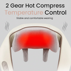 Heated kneading nodes of the True Relief massager with 2-level temperature control