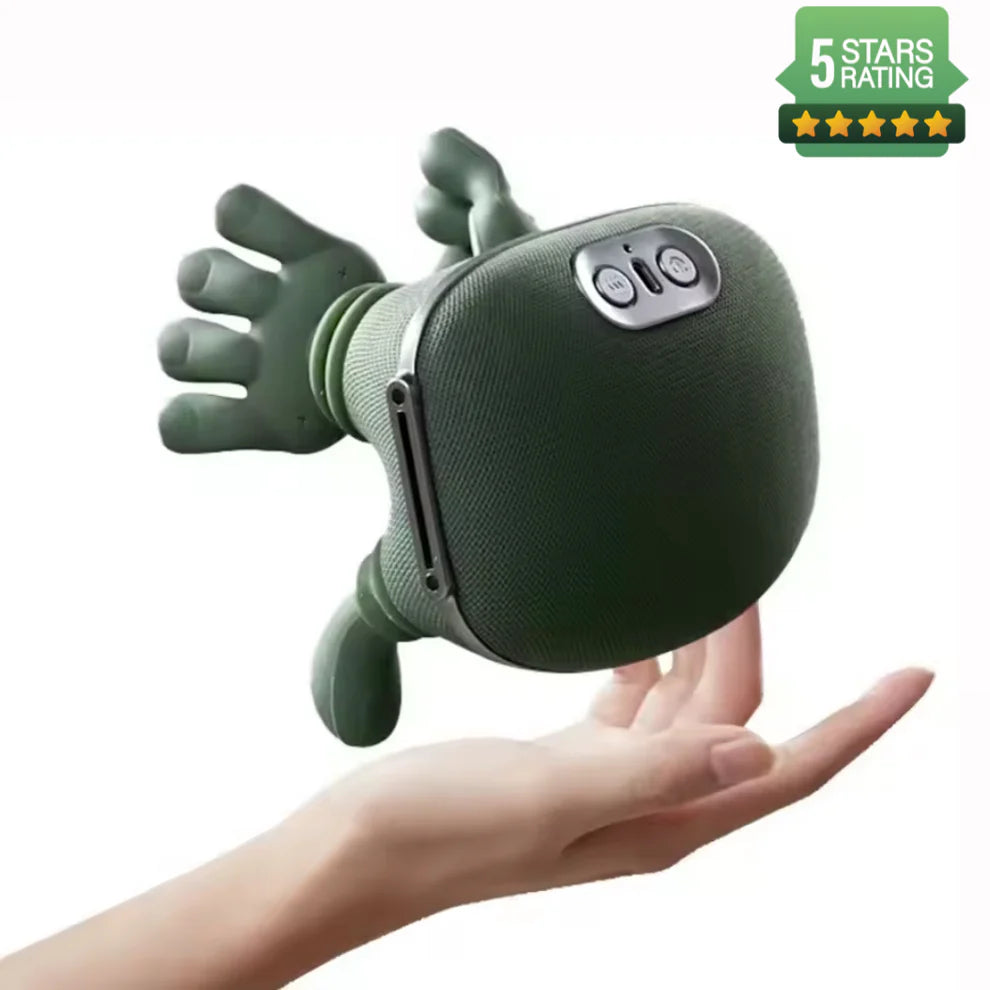HandGrip Heat & Knead Neck Massager