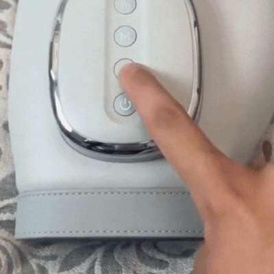 Hand and wrist massager in use (GIF)