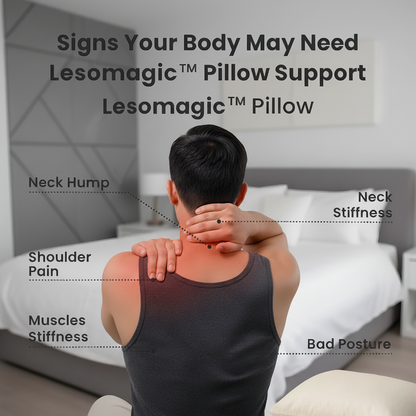 Lesomagic™ RestTherapy Traction Massager Pillow