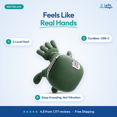 LeSomagic Cordless Neck & Shoulder Massager with Heat