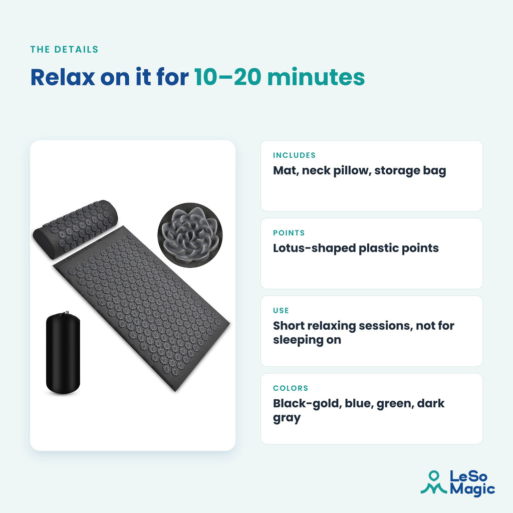 LeSomagic Acupressure Mat Set – image 5