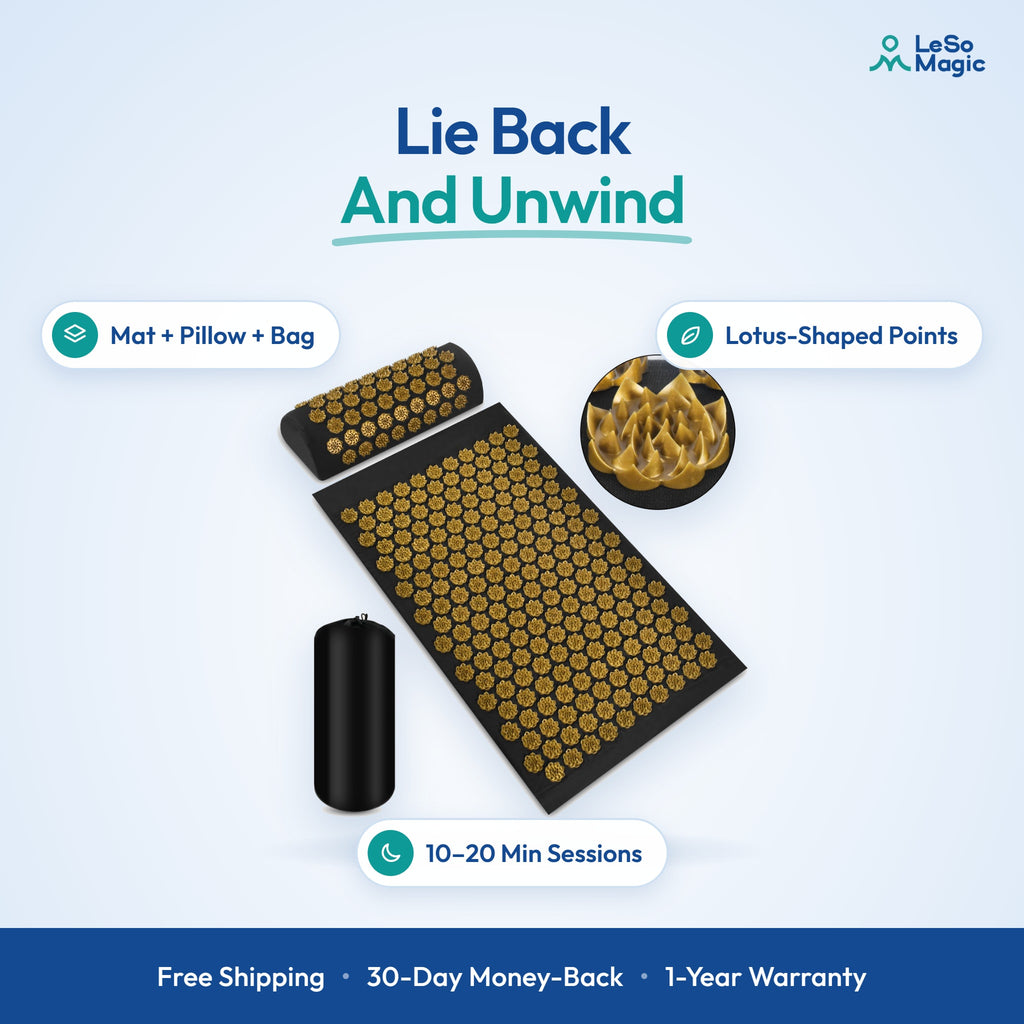 LeSomagic Acupressure Mat Set