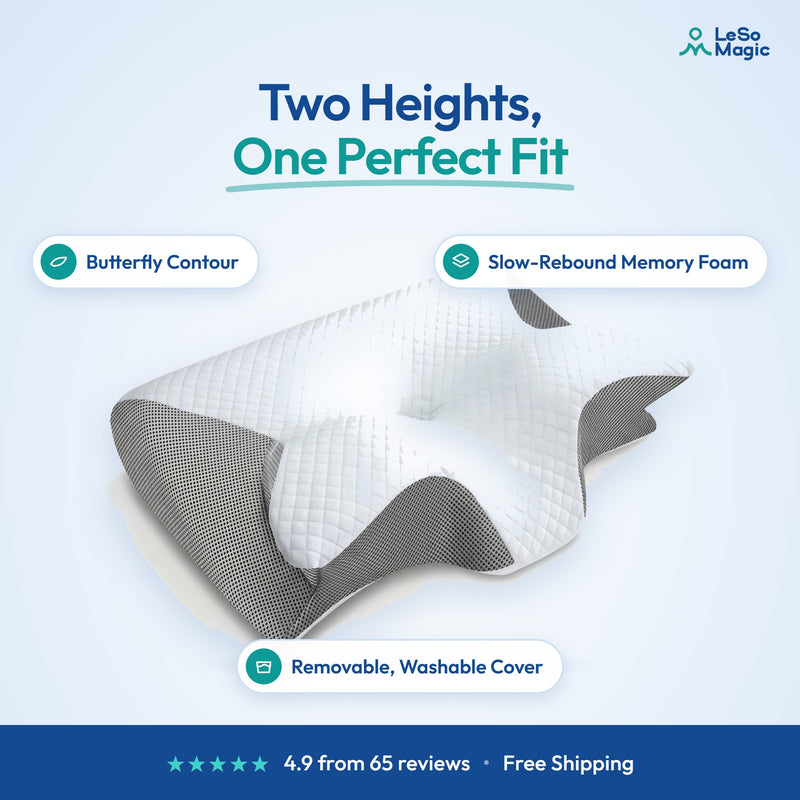 LeSomagic Cervical Memory Foam Pillow