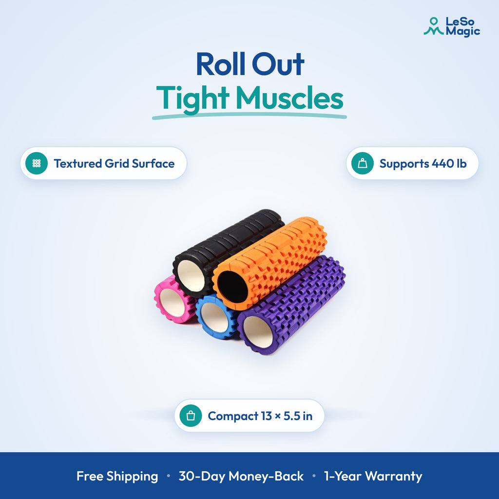 LeSomagic Textured Foam Roller