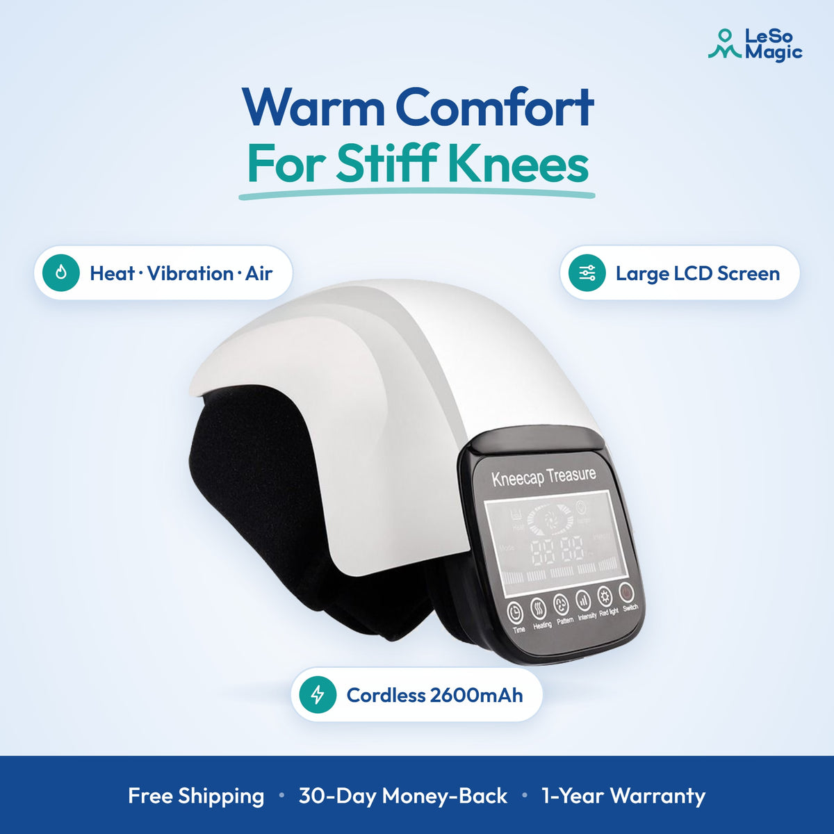 LeSomagic Heated Knee Massager