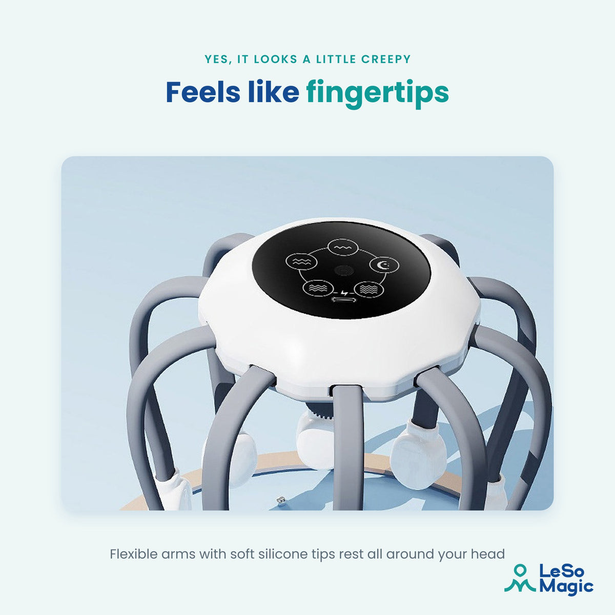 LeSomagic Octopus Head Massager – image 3