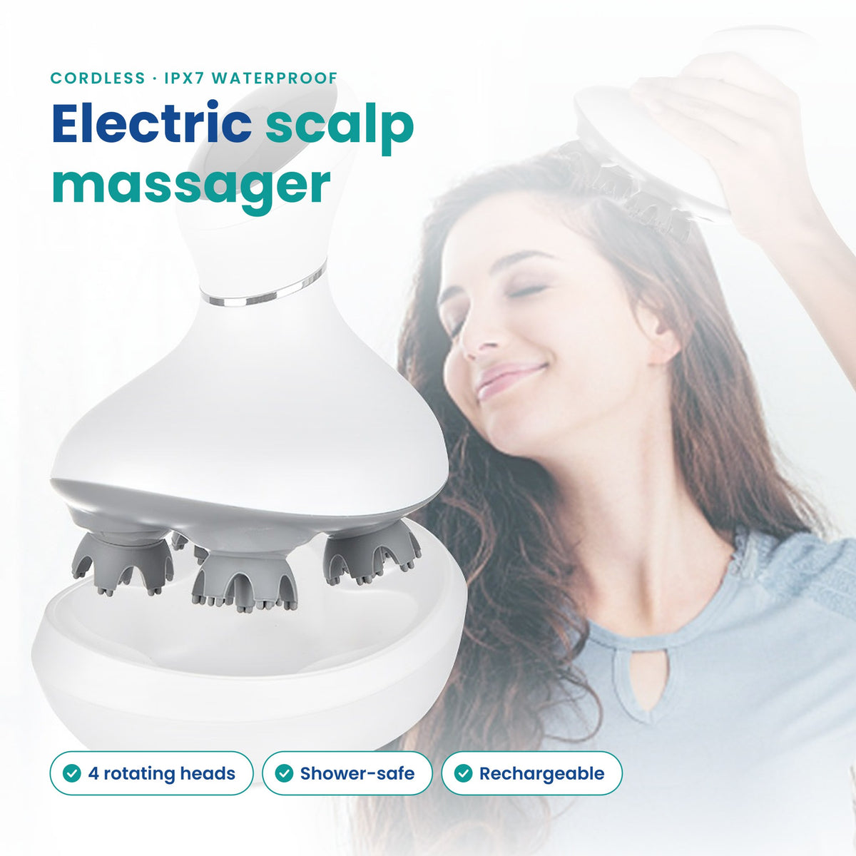 LeSomagic Waterproof Scalp Massager – image 1