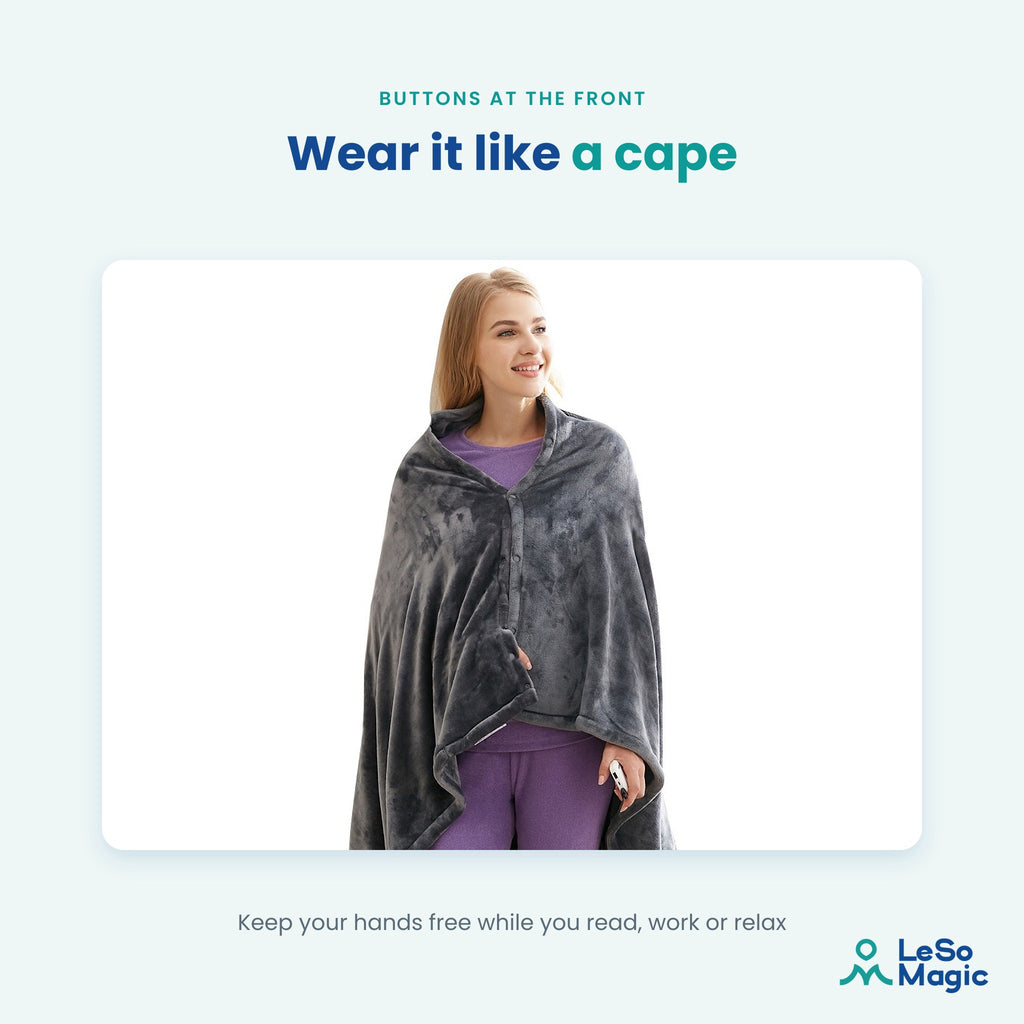LeSomagic Heated Wearable Blanket – image 4