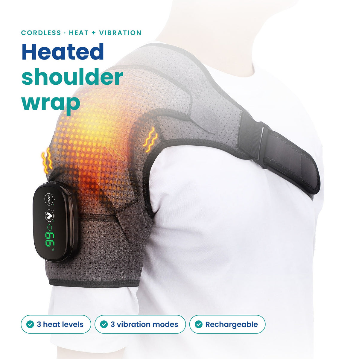 LeSomagic Heated Shoulder Wrap – image 1