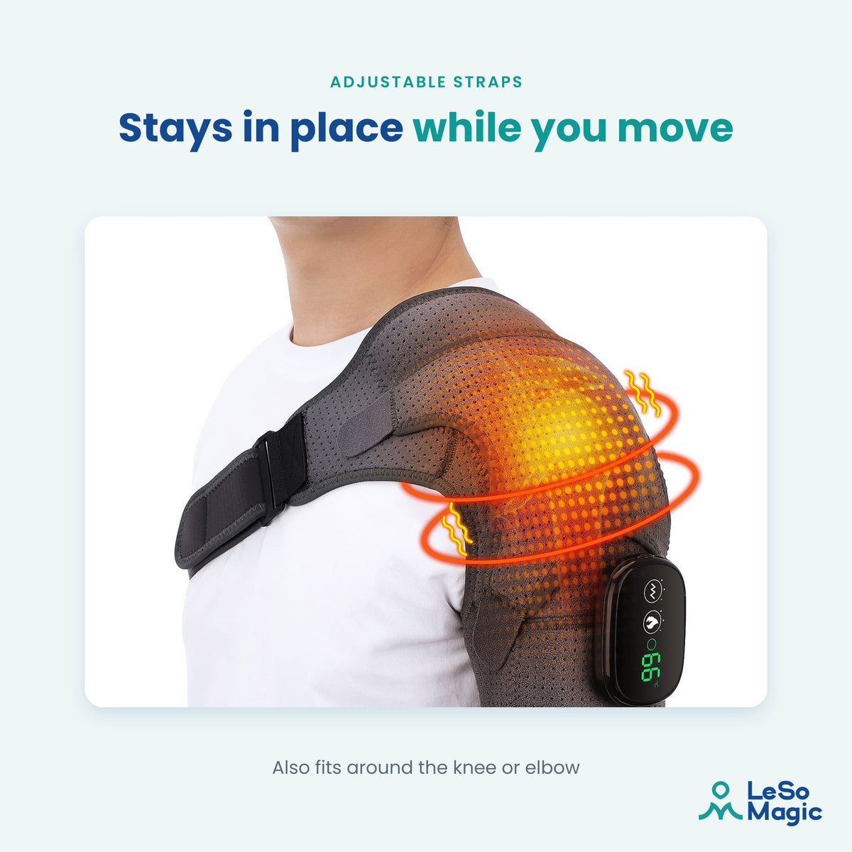 LeSomagic Heated Shoulder Wrap – image 3