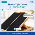 LeSomagic adjustable wooden slant board for calf stretching