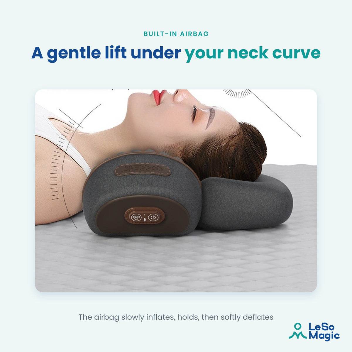 LeSomagic 3-in-1 Neck Traction Pillow – image 3