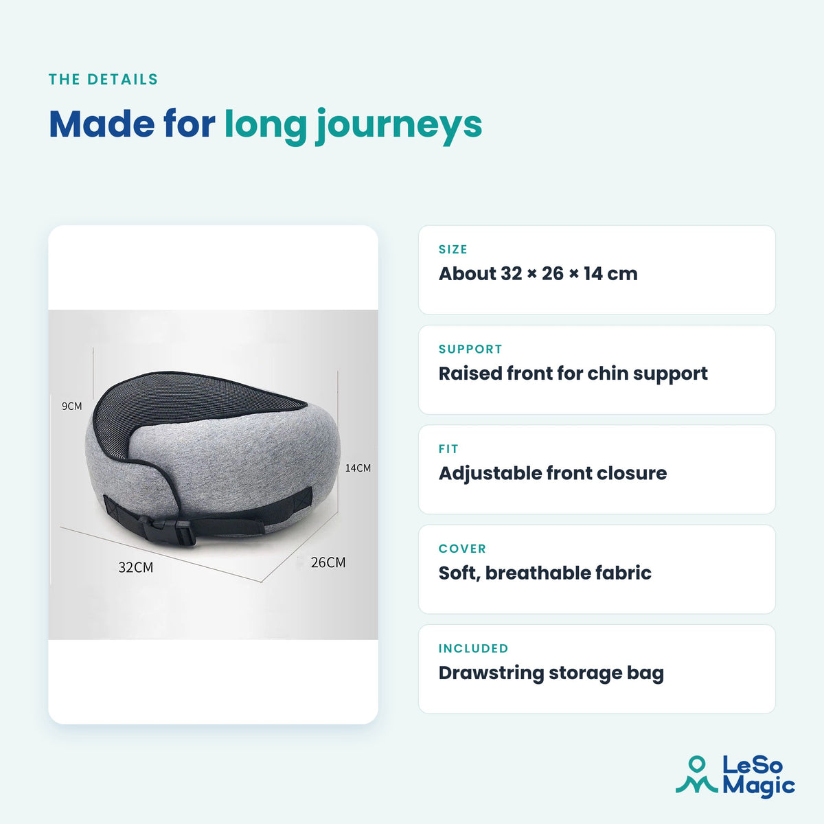 LeSomagic Travel Neck Pillow – image 5