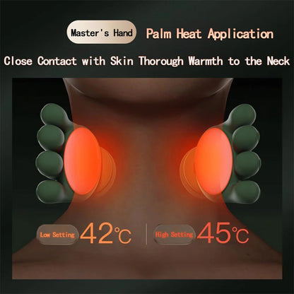 HandGrip Heat & Knead Neck Massager