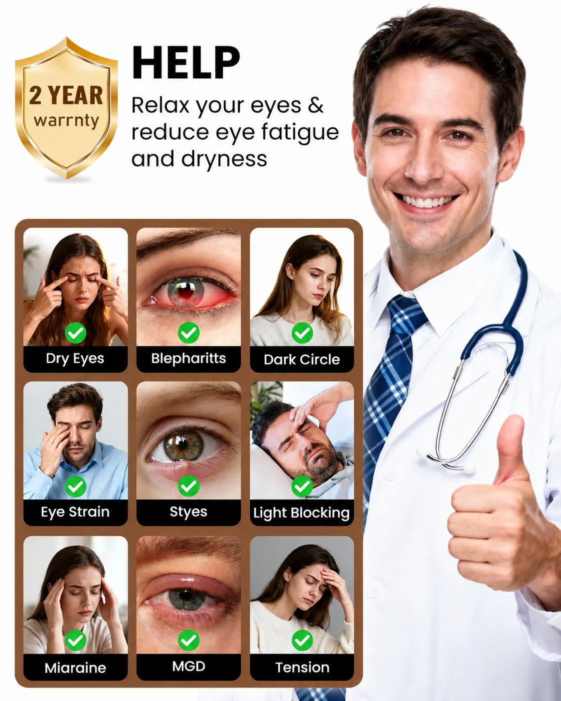 LeSomagic  Heated Eye Massager